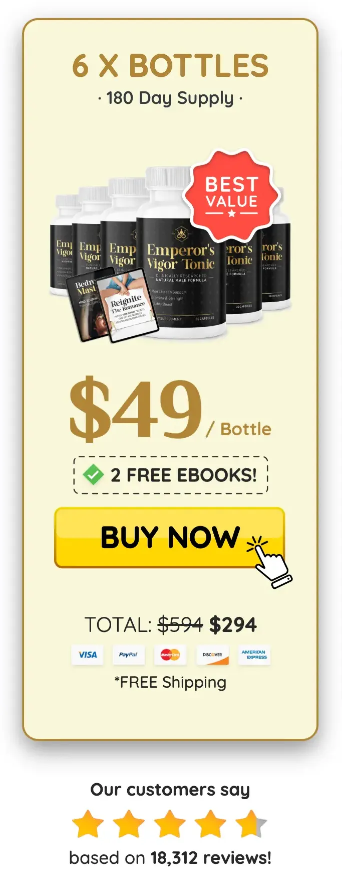 Emperor's Vigor Tonic Buy 6 Bottles