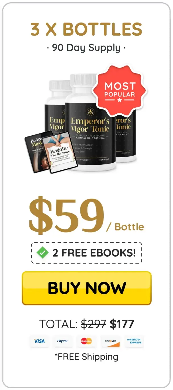 Emperor's Vigor Tonic Buy 3 Bottles